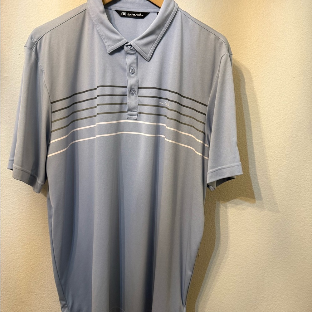 Men's Gray Polo Shirt Travis Matthew size xxl
